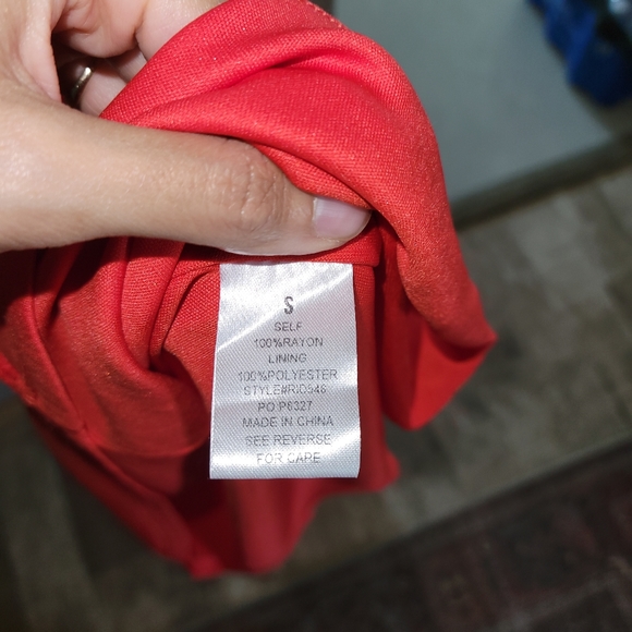 Red roolee midi dress, small - Picture 4 of 6